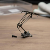Metal Body HO Scale Pantograph Realistic Feature Model Locomotive Pantograph Sturdy Base Railway Part for Collectors, Miniature Scene