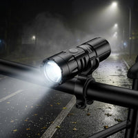 Type-C Charging Bike Flashlight Wide-Angle Rechargeable Flashlight Compact Cycle Lamp Side Button for Cycling