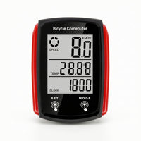 Bike Computer with LCD Display Compact Bike Computer with LCD Screen Speedometer Lightweight Odometer Small for Cyclists