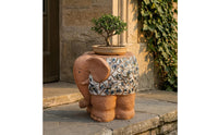 Elephant Planter Base Open Top Mosaic Elephant Planter Exterior Residence Decoration for Courtyard