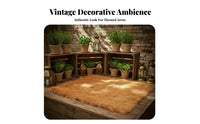 Simulated Thatch Panel Realistic Appearance Synthetic Thatch Roofing Weather Resistant Fake Straw Roof Panel for Homeowners, Hobbyists, Roofs, Patios