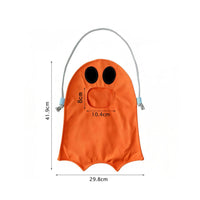 Ghost Treat Bag Cute Halloween Candy Bag Tote Reusable Spooky for Children, Trick-or-Treating