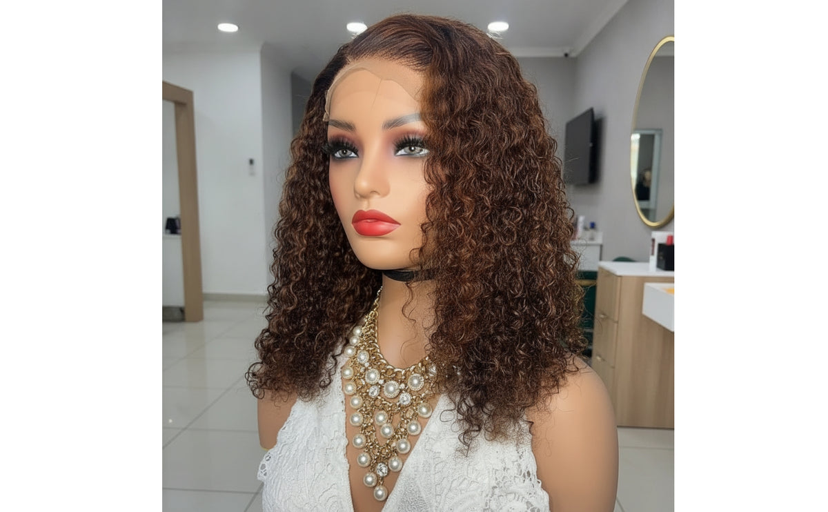 Female Mannequin Bust Skin-Toned-Toned Mannequin Head with Shoulders Life-Size Manikin Head Bust for Salons