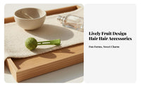 Fruit Hair Fastener Cute and Playful Three-Dimensional Fruit Barrette Bangs Side Fastener Candy Colored Novelty Hairpin Bright