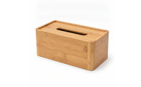 Bamboo Tissue Box Cover Rectangular Wood Tissue Box Cover for Living Room, Washroom, Bedroom