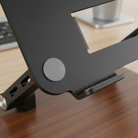 Sturdy Adjustable Laptop Desk Stand Space-Saving Foldable Laptop Stand Scratch Protection for Office, Study