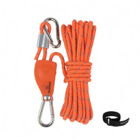 Braided Adjustable Rope Tie-down Hook-and-Loop Strap Reflective Rope Tie-down Carabiner Clips Tent Canopy Tensioner Quick Tensioning