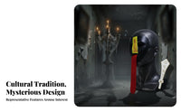 Longprotrusion specter skullgear Cosplay prepared Horror skullwear Comfortable to Wear