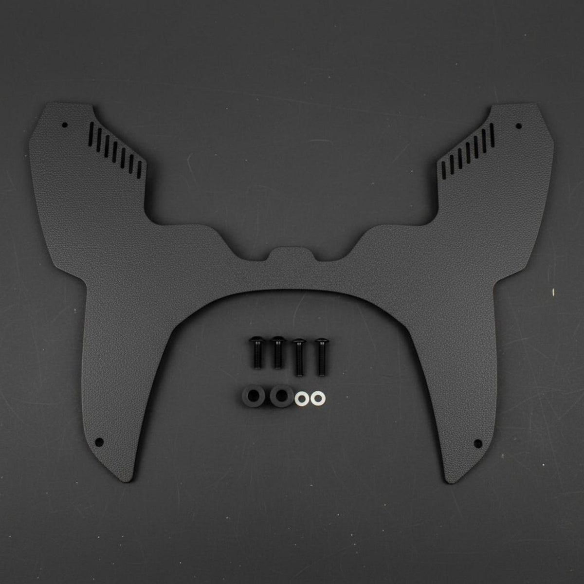 Front Fork Air Deflector Lightweight Design Updraft Wind Deflector Easy Installation Fork Guard for Adventure Riders, off-Pavement Riding