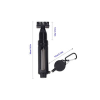 Press Type Water Spray Golf Brush Multi Function Golf Club Cleaning Brush Portable Sports Accessory Easy to Clean for Golfers, Driving Range