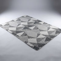 Bath Mat and Non Slip Door Mat for Home, Soft Rug and Play Mat with Geometric Pattern, Machine Washable Runner Rug, Cotton Floor Mat Area Rugs