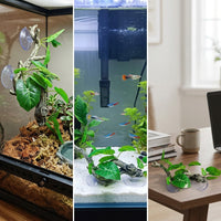 Flexible Bendable Branch Reptile Branch, 25cm Crested Gecko Tank Accessories, Resin Suction Cup Climbing Vine for Terrarium Habitat Decor