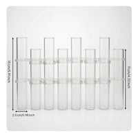 Modular Glass Test Tube Vase Minimalist Test Tube Vase Elegant Propagation Station Transparent for Windowsill