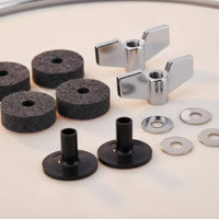 12 Pieces Drum Wing Nuts and Cushioning Washers Secure Wing Nuts Washers for Drummers, Percussionists