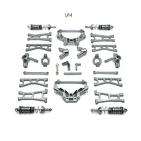 RC Car Upgrade Kit CNC Machined RC Linkage Arms Damping Parts for Hobbyists