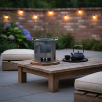 Sturdy Wood Combusting Heater Compact Camping Wood Heater Easy to Set up Outdoor Cooking Gear for Backyard