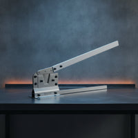 Hand-Operated Keel Cutter Lever-Assisted Drywall Profile Cutter All-Metal Manual Cutting Tool with Base Plate Heavy-Duty for Carpenters, Ceiling Framing