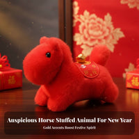 Chinese New Year Horse Soft Toy Auspicious Design Year of the Horse Soft Toy Soft Material Proceed Ld Features for Collectors