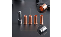 Replacement Door Hinge Repair Kit Aluminum Hinge Repair Kit with Pin Long-Lasting Hardware Metallic Finish for Car Owners, Mechanics, Garage, off-Road Maintenance