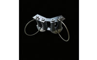 Curved Wire Frame Bridge-Style Line Guide Screw Mounted Two Roller Line Guide Compact
