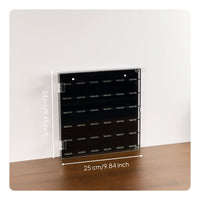 Guitar Pick Display Case Great Gift Idea Acrylic Plectrum Holder Stylish Decor Music Accessory for Guitarists, Artists, Studio
