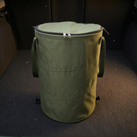 Foldable Trash Bin Cylindrical Outdoor Container