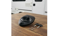 RV Compartment Door Lock Weatherproof Fishtail Handle Panel Lock Rust-Resistant Locking Hardware for Boat
