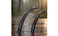 Full Coverage Front and Rear Mudguard Set Curved Mountain Bike Mudguard Long-Lasting Extended Cycle Mudguards Stable for Cyclists, Commuters, Daily Commuting