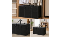 Relocation Bag Featuring a Label Pocket Zippered Relocation Bag with Zipper Heavy Duty Tote with Handles for Homeowners