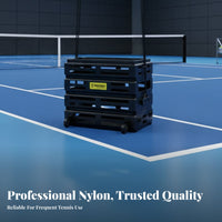 Automatic Tennis Ball Retriever Reinforced Nylon Standing Tennis Ball Collector Drop-Resistant Sports Training Equipment for Practice Exercises