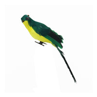 Vivid Colors Simulation Feather Parrot Lifelike Appearance Fake Parrot Decoration Lightweight for Garden, Shop Window, Party