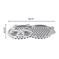 Stainless Steel Slow Feeder Bowl Dishwasher Safe Slow Feeder Plate Long-Lasting