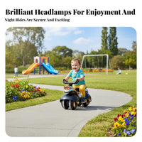 Develops Engine Skills 4-Wheel Balance Bike Indoor & Outdoor Use Toddler Enginecycle Scooter Lightweight and Long-Lasting Push-Along Toy Safe Design for Toddlers, Early Walkers, Indoors, Outdoors, Playroom, Playground