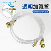 Xingweiqiang R410/R22 Refrigerant Charging Hose with Transparent Tube for Air Conditioning and Refrigerator Maintenance