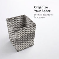 Square Storage Basket for Shelves, Hamper Storage Basket for Bedrooms, Utility Storage Basket Multifunctional, Storage Basket for Flats