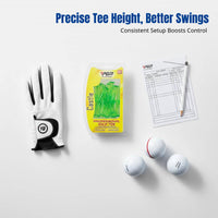 Sporting Tee, Championship Accessory, Sturdy 8-Point Head, Precise Placement, Multi-Color, Boxed