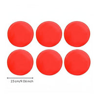 10 Pieces Bright Colors Numbered Agility Disc High Visibility Soccer Training Spots Long-Lasting Floor Training Disc Flexible for Coaches