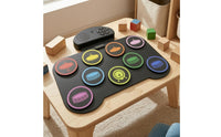 Children's Drum Pad Colorful Music Toy Built-in Speaker