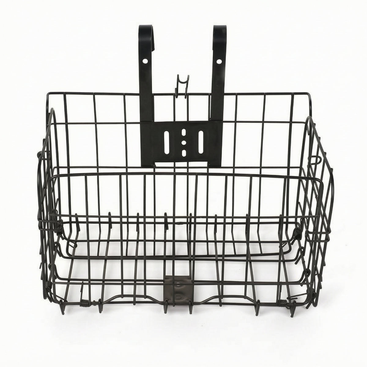 Front Foldable Bike Basket Rear Folding Cycle Basket Hanging Easy to Install for Students, Shopping