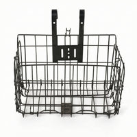 Front Foldable Bike Basket Rear Folding Cycle Basket Hanging Easy to Install for Students, Shopping