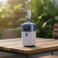 Space-Saving Portable Clothes Dryer Electric Hanging Clothes Dryer Digital Display Appliance Easy to Store for Travelers, Renters, Travel, Rv, Apartments, Dorm Rooms