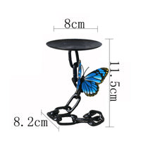 Iron Candle Holder Sturdy Candlestick Stable for Dining Table, Mantel