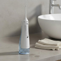 4 Cleaning Modes Portable Water Flosser IPX8 Waterproof Rechargeable Oral Flosser 360° Rotating Nozzle Teeth Cleaner Easy to Clean for Home, Travel