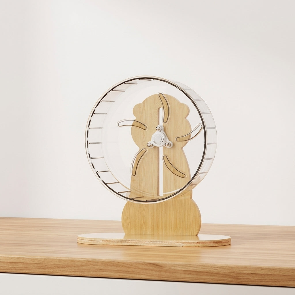 Hamster Wheel and Running Wheel for Hamster Exercise, Wheel for Hamster with Slatted Surface, Quiet Hamster Running Tool for Habitat Cage Mount