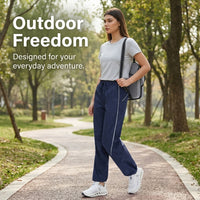 Womens Pants Wide Leg Joggers for Running and Gym, Ladies Jogging Bottoms with Quick Dry Material, Oversized for with Loose Fit