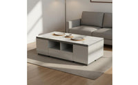 Sintered Stone Convertible Table Space Saving Extendable Coffee Dining Table for Small Apartment Dwellers