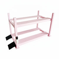 Double Deck Parking Stand Diorama Prop Scale Garage Rack Mini Car Parking Shelf