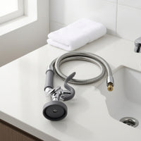 Corrugated Shower Hose Assembly with Spray Head Flexible Replacement Shower Hose High Flexibility for Bathroom