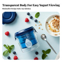 Greek Yogurt Maker Reusable Greek Yogurt Strainer Easy to Clean Whey Filtering Container for Health Enthusiasts, Breakfast Making, Meal Prep