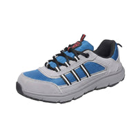 Slip Resistant Steel Toe Work Shoes Shock Absorbing Puncture Proof Safety Sneakers Anti-Static Work Shoes for Workers, Men, Factory, Construction Site, Warehouse